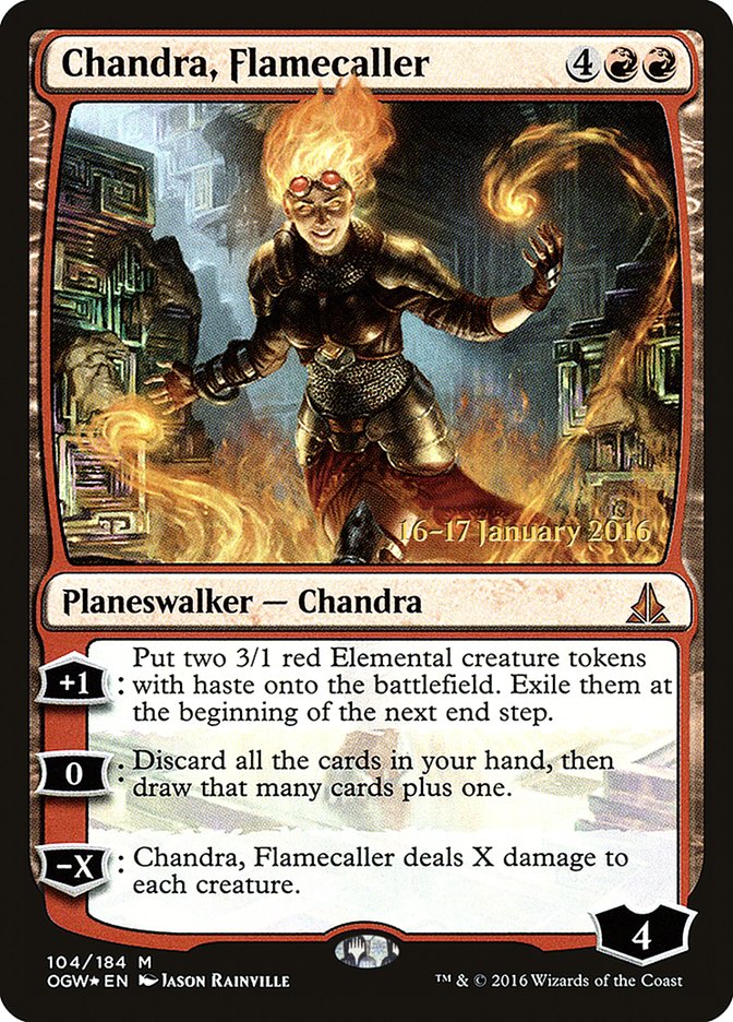 Chandra, Flamecaller [Oath of the Gatewatch Prerelease Promos] | Red Riot Games CA