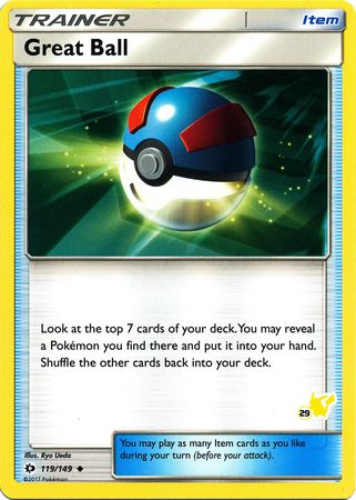 Great Ball (119/149) (Pikachu Stamp #29) [Battle Academy 2020] | Red Riot Games CA