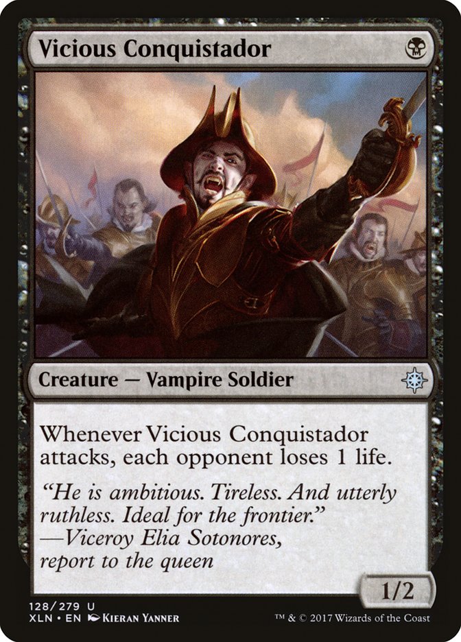 Vicious Conquistador [Ixalan] | Red Riot Games CA