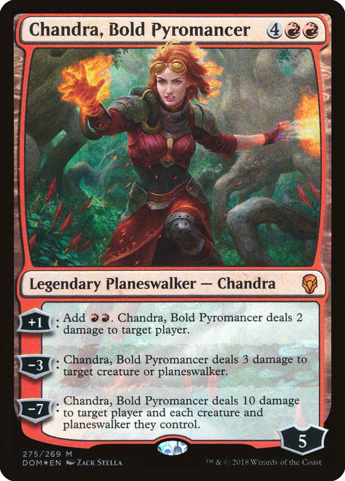 Chandra, Bold Pyromancer [Dominaria] | Red Riot Games CA