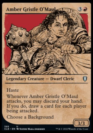 Amber Gristle O'Maul (Showcase) [Commander Legends: Battle for Baldur's Gate] | Red Riot Games CA