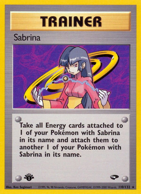 Sabrina (110/132) [Gym Challenge 1st Edition] | Red Riot Games CA