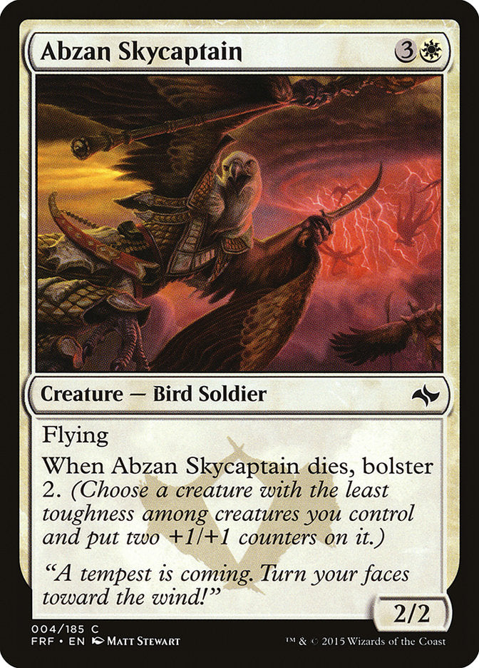Abzan Skycaptain [Fate Reforged] | Red Riot Games CA