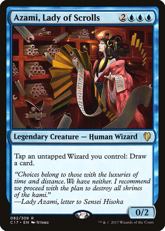 Azami, Lady of Scrolls [Commander 2017] | Red Riot Games CA