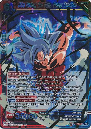 Ultra Instinct Son Goku, Energy Explosion (BT9-104) [Universal Onslaught] | Red Riot Games CA