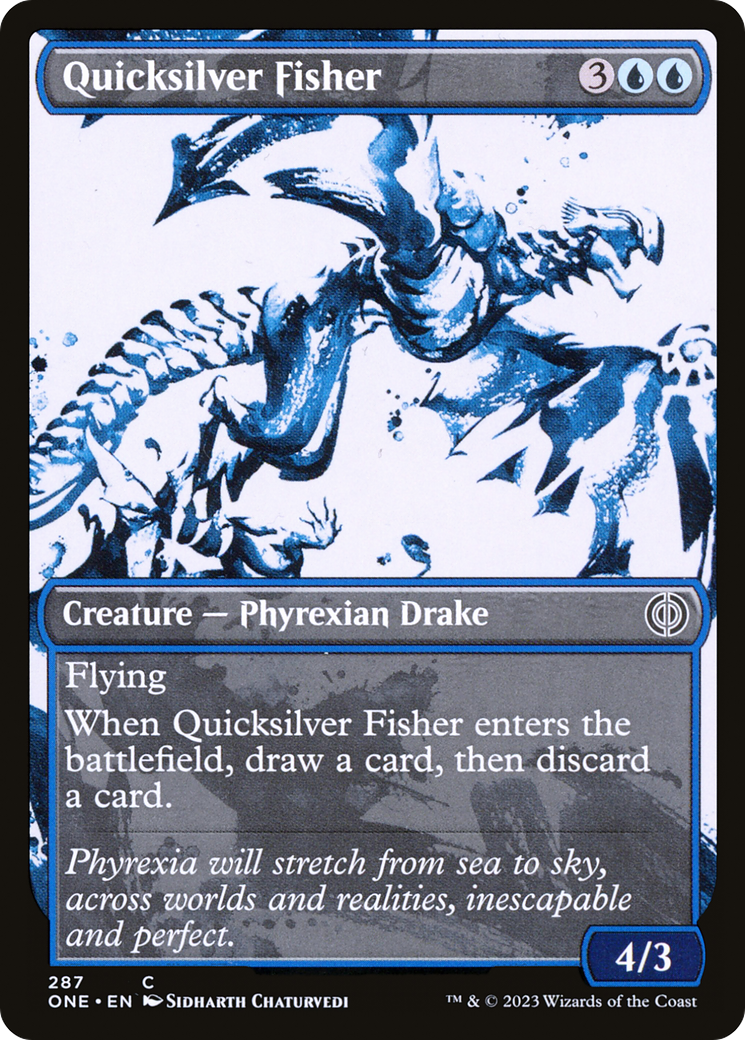 Quicksilver Fisher (Showcase Ichor) [Phyrexia: All Will Be One] | Red Riot Games CA