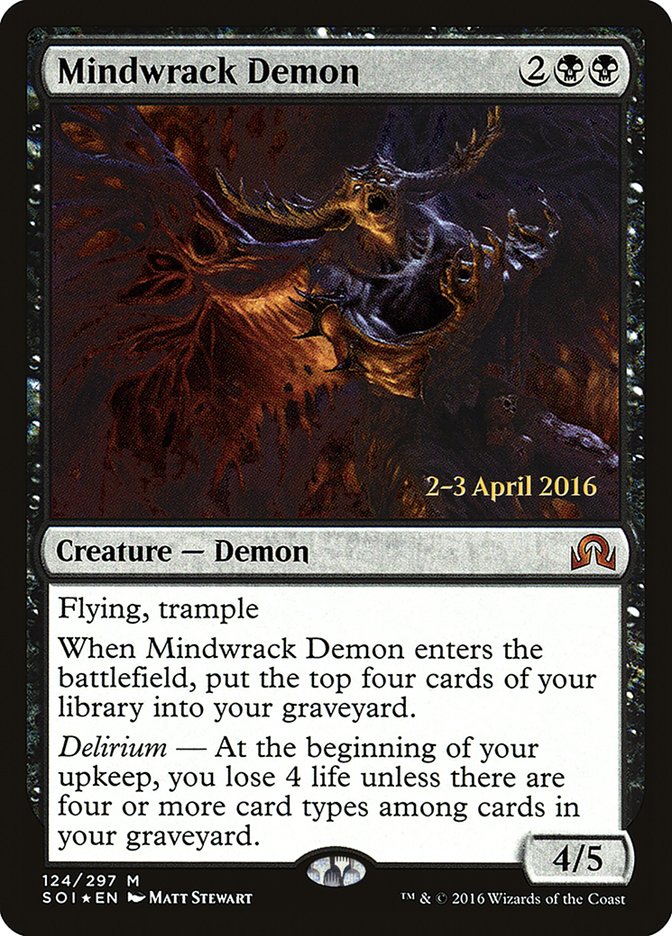 Mindwrack Demon [Shadows over Innistrad Prerelease Promos] | Red Riot Games CA