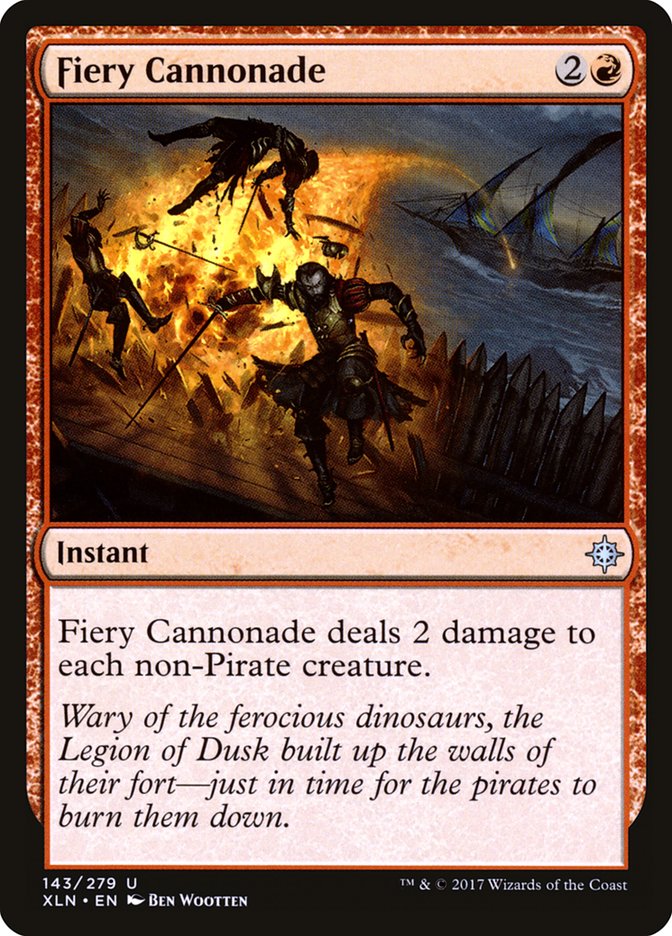 Fiery Cannonade [Ixalan] | Red Riot Games CA
