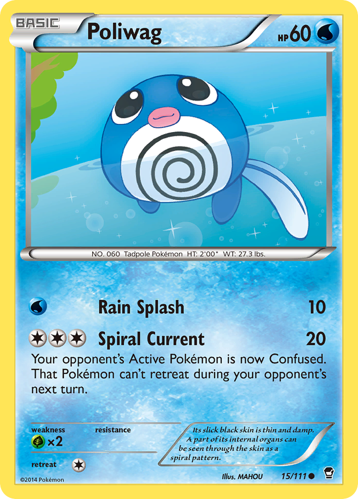 Poliwag (15/111) [XY: Furious Fists] | Red Riot Games CA