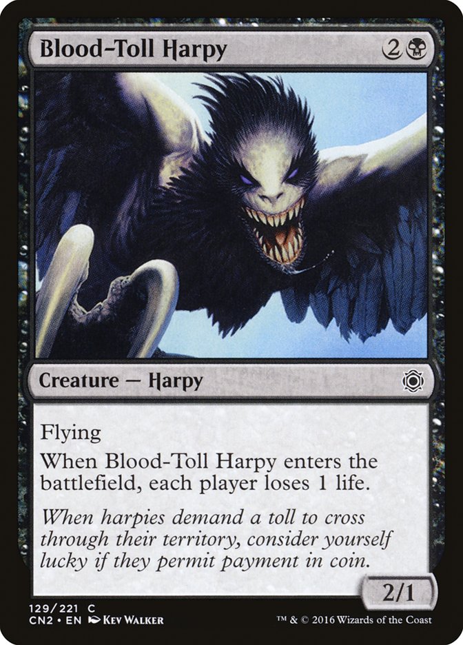 Blood-Toll Harpy [Conspiracy: Take the Crown] | Red Riot Games CA