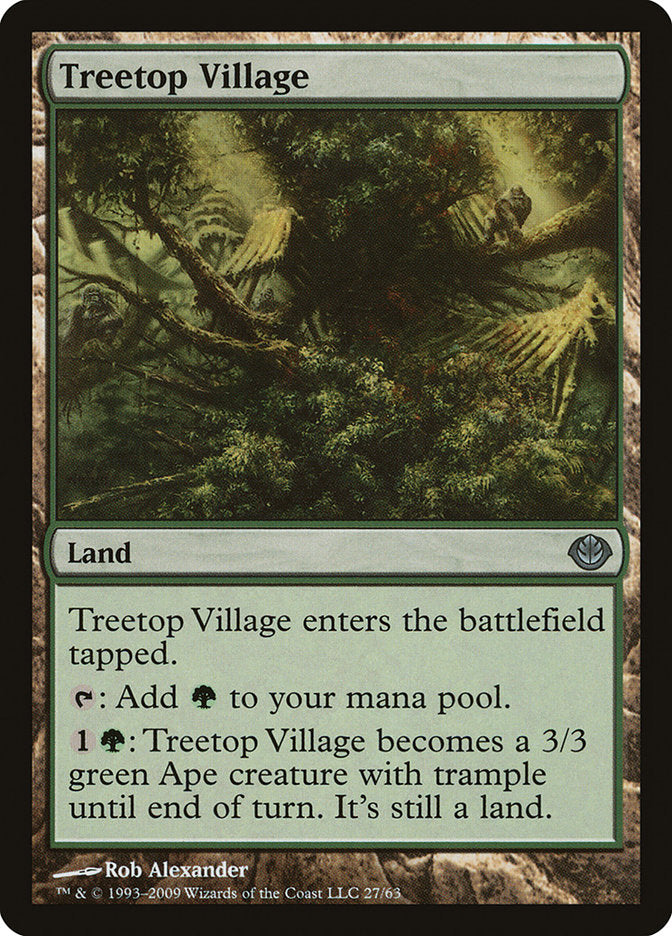 Treetop Village [Duel Decks: Garruk vs. Liliana] | Red Riot Games CA