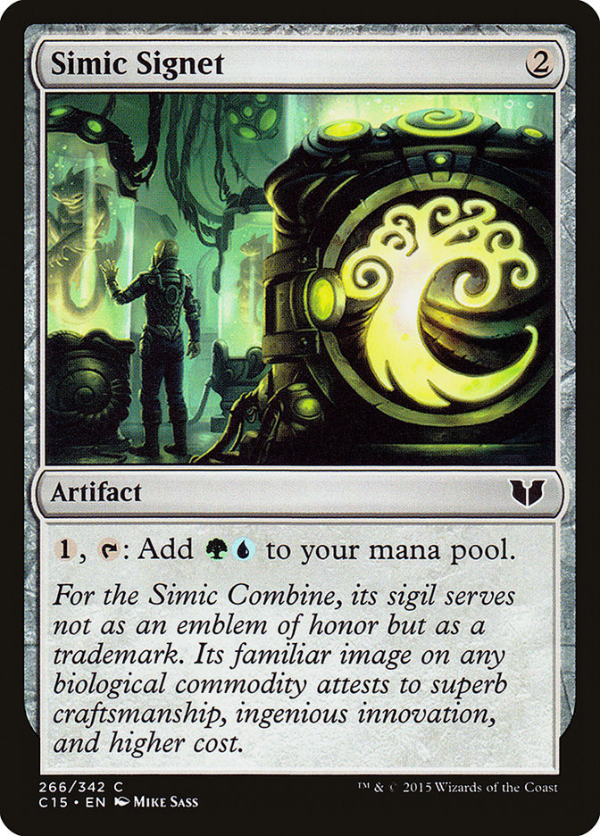 Simic Signet [Commander 2015] | Red Riot Games CA