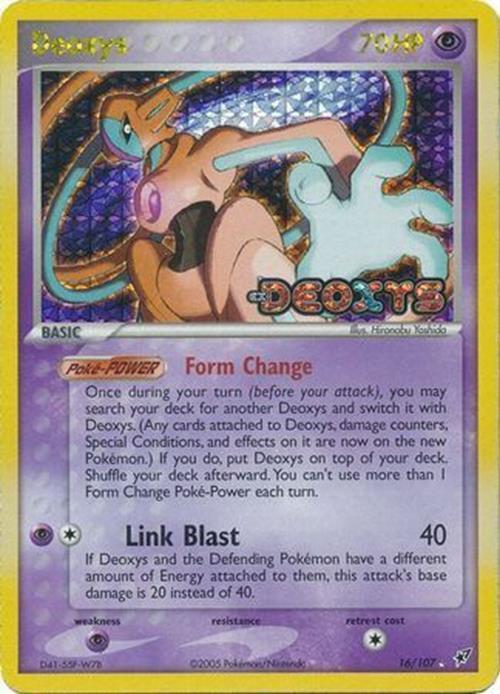 Deoxys (16/107) (Stamped) [EX: Deoxys] | Red Riot Games CA
