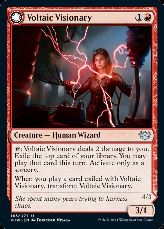 Voltaic Visionary // Volt-Charged Berserker [Innistrad: Crimson Vow] | Red Riot Games CA