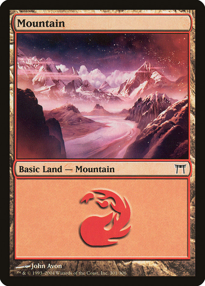 Mountain (301) [Champions of Kamigawa] | Red Riot Games CA