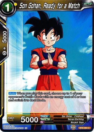 Son Gohan, Ready for a Match (BT6-084) [Destroyer Kings] | Red Riot Games CA