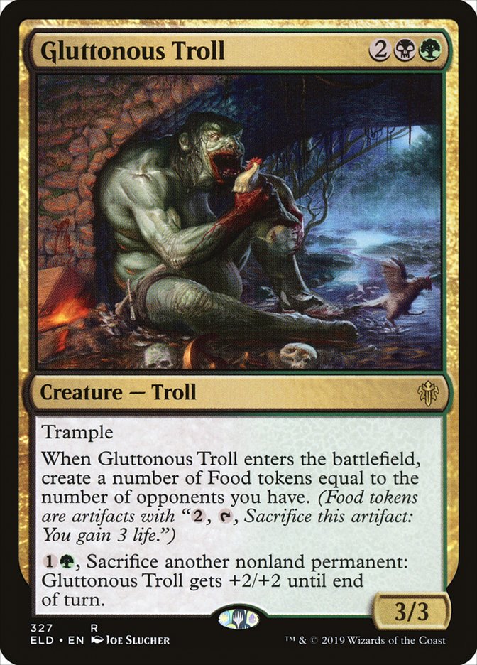 Gluttonous Troll [Throne of Eldraine] | Red Riot Games CA
