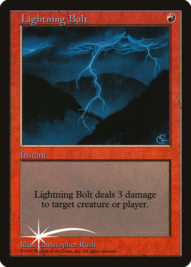 Lightning Bolt [Judge Gift Cards 1998] | Red Riot Games CA
