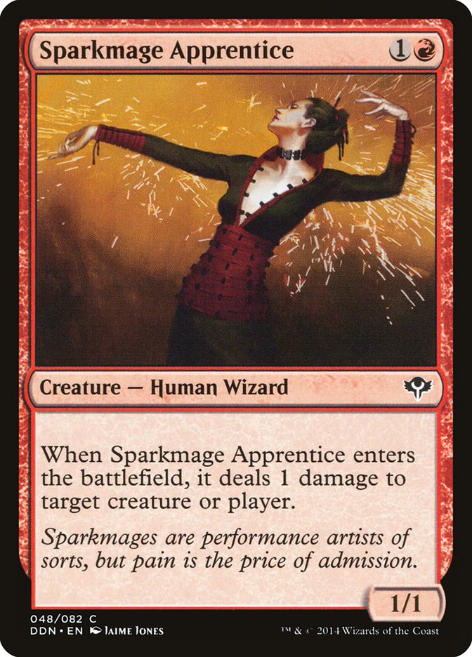 Sparkmage Apprentice [Duel Decks: Speed vs. Cunning] | Red Riot Games CA