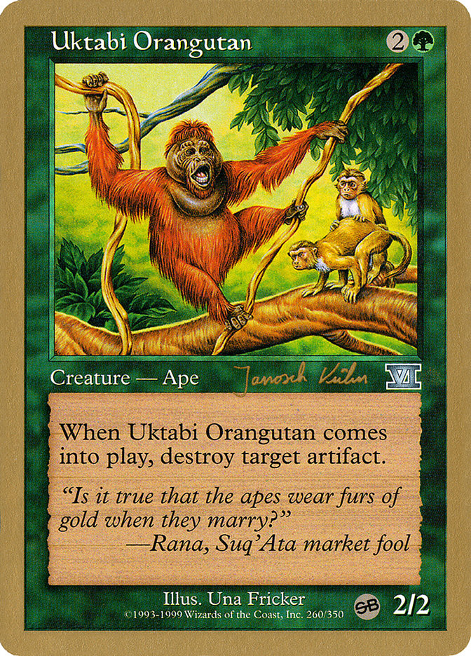 Uktabi Orangutan (Janosch Kuhn) (SB) [World Championship Decks 2000] | Red Riot Games CA