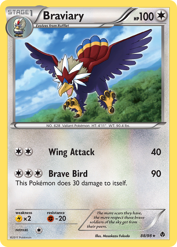 Braviary (88/98) [Black & White: Emerging Powers] | Red Riot Games CA