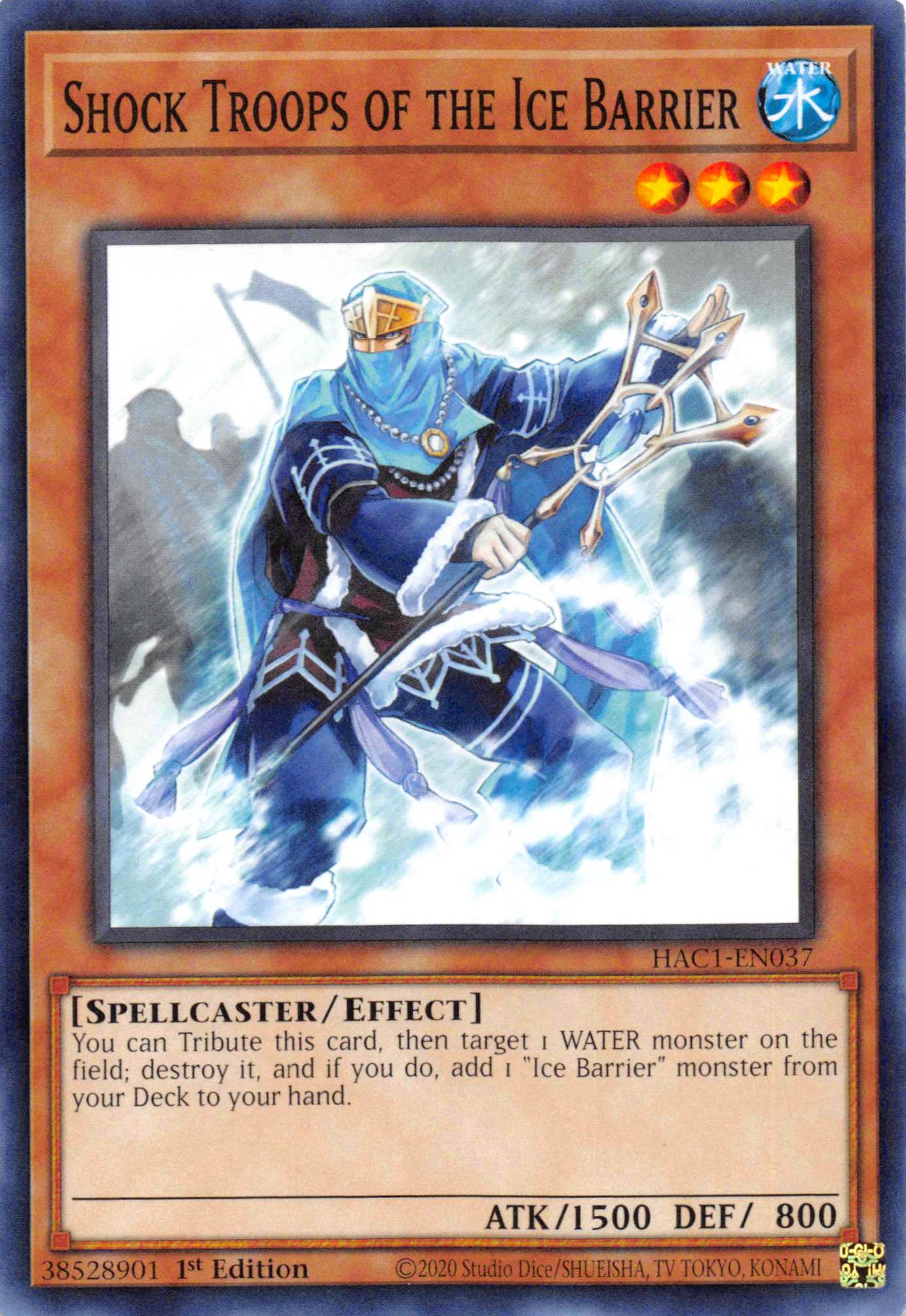 Shock Troops of the Ice Barrier [HAC1-EN037] Common | Red Riot Games CA