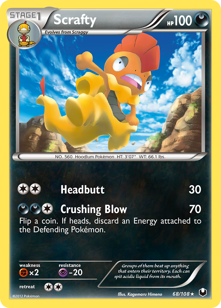 Scrafty (68/108) [Black & White: Dark Explorers] | Red Riot Games CA