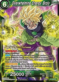 Overwhelming Energy Broly (Alt Art) (P-136) [Assault of the Saiyans Prerelease Promos] | Red Riot Games CA