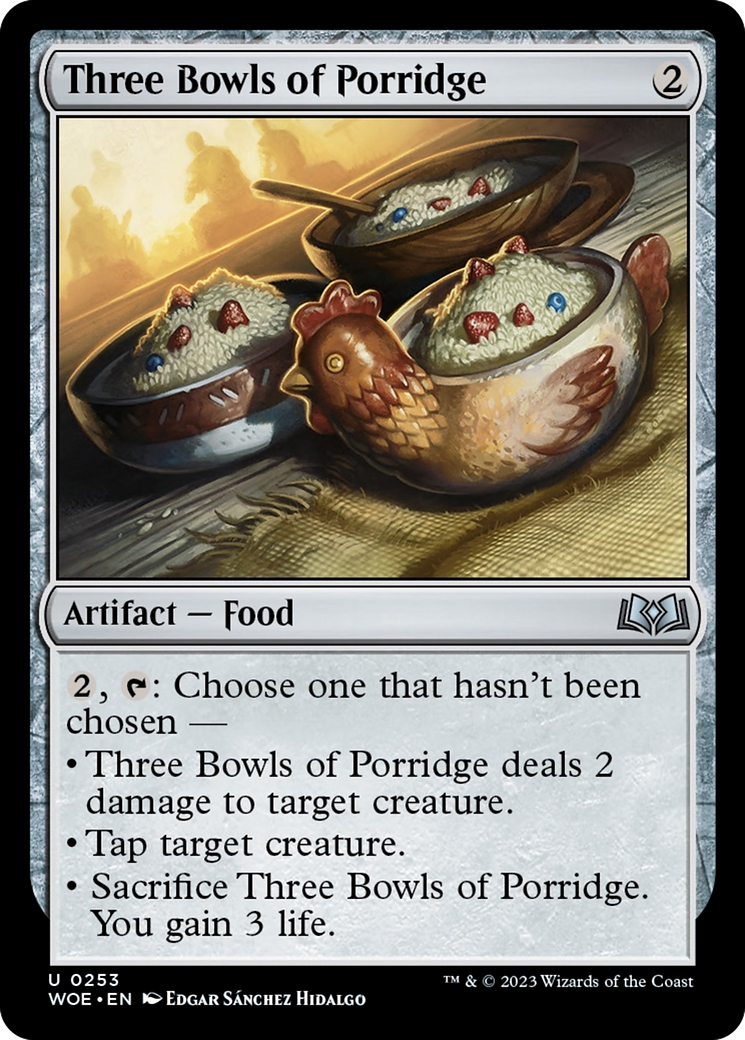 Three Bowls of Porridge [Wilds of Eldraine] | Red Riot Games CA