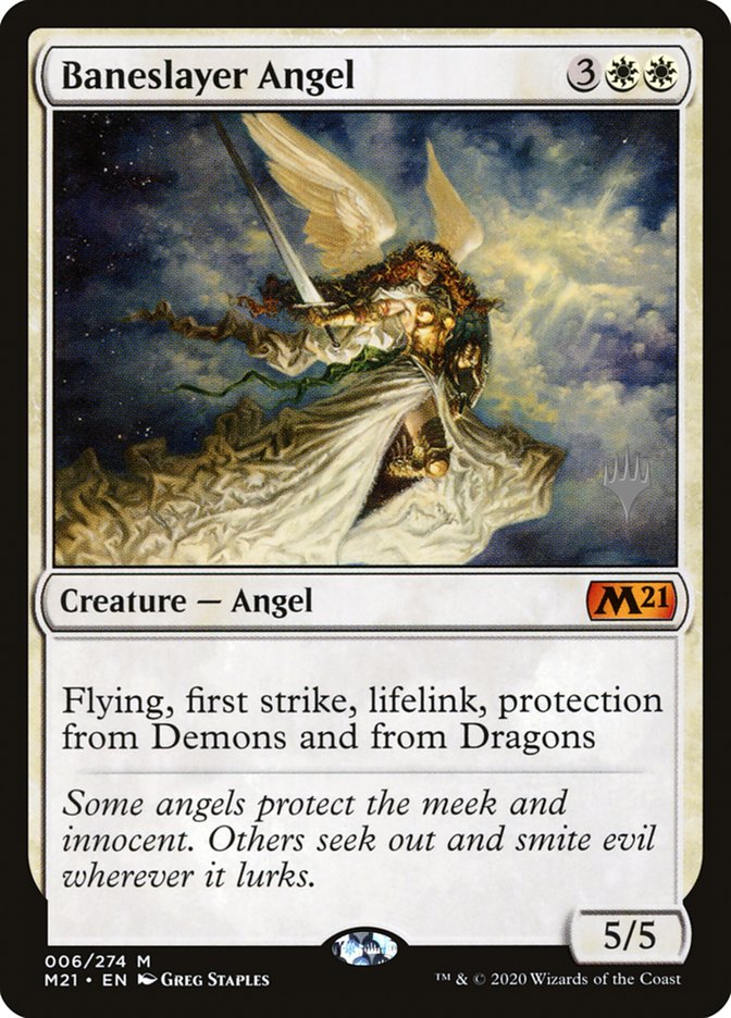 Baneslayer Angel (Promo Pack) [Core Set 2021 Promos] | Red Riot Games CA