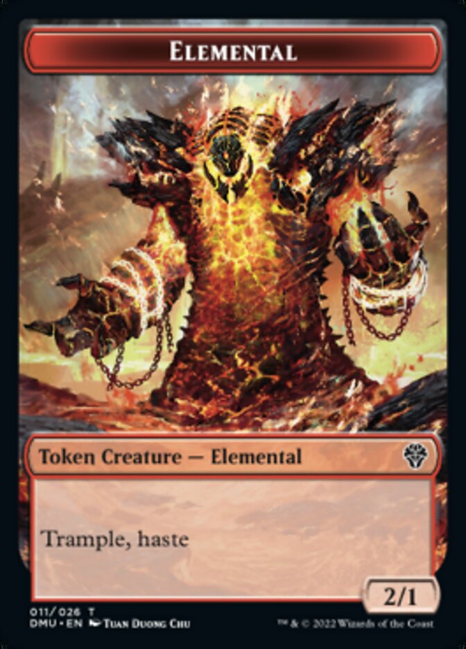 Elemental Token [Dominaria United Tokens] | Red Riot Games CA