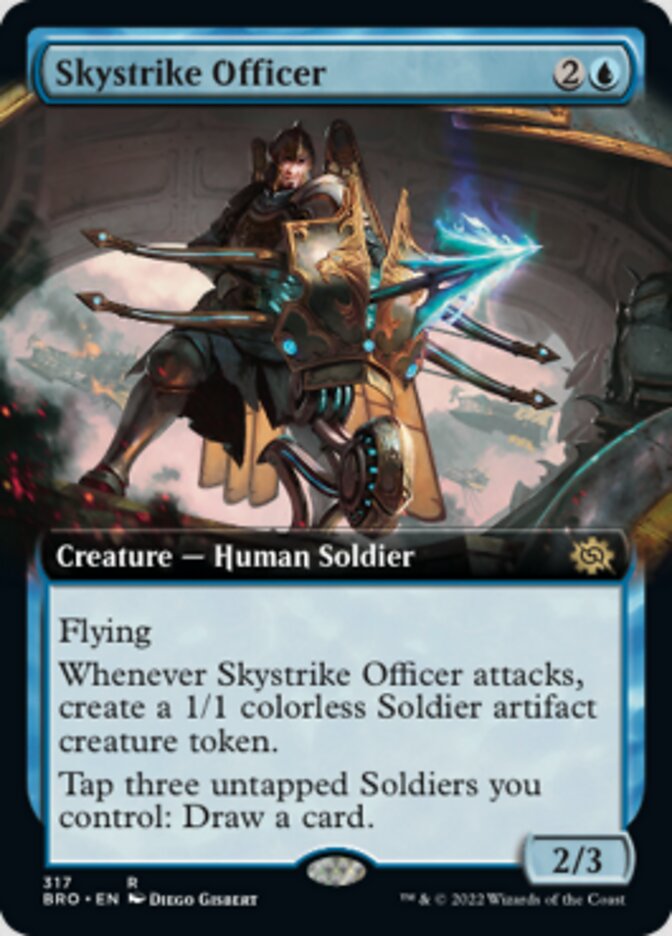 Skystrike Officer (Extended Art) [The Brothers' War] | Red Riot Games CA