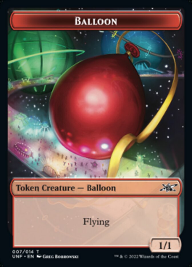 Balloon Token [Unfinity Tokens] | Red Riot Games CA