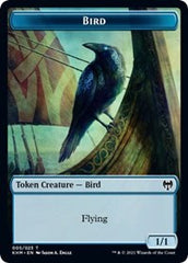 Bird (005) // Soldier Double-Sided Token [Kaldheim Commander Tokens] | Red Riot Games CA