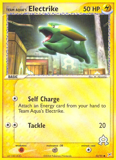 Team Aqua's Electrike (53/95) [EX: Team Magma vs Team Aqua] | Red Riot Games CA