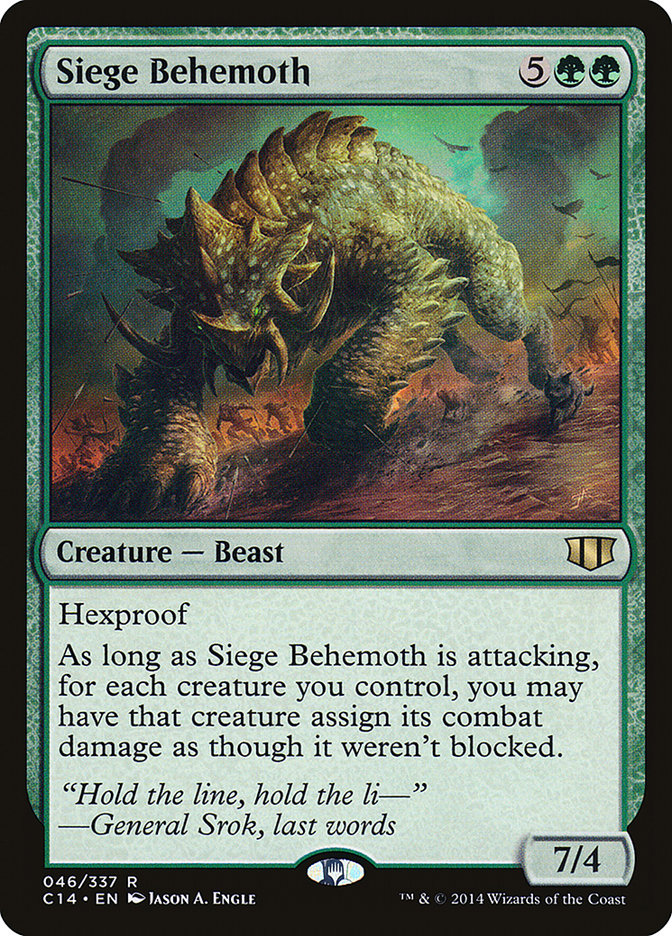Siege Behemoth [Commander 2014] | Red Riot Games CA