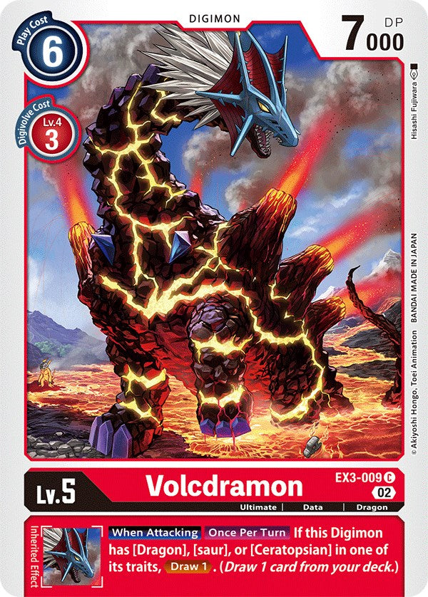 Volcdramon [EX3-009] [Draconic Roar] | Red Riot Games CA