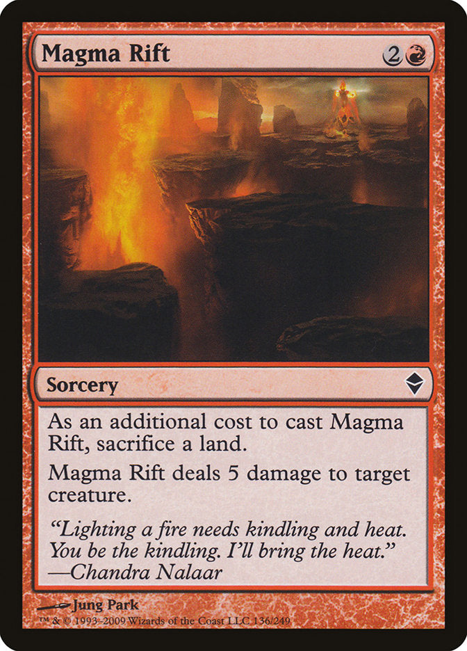 Magma Rift [Zendikar] | Red Riot Games CA
