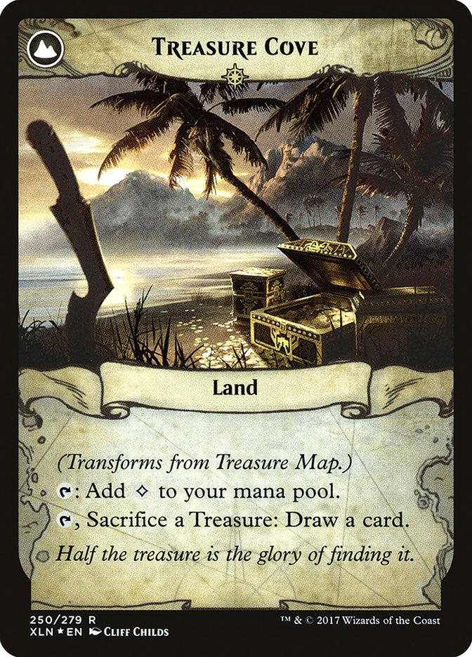 Treasure Map // Treasure Cove [Ixalan Prerelease Promos] | Red Riot Games CA