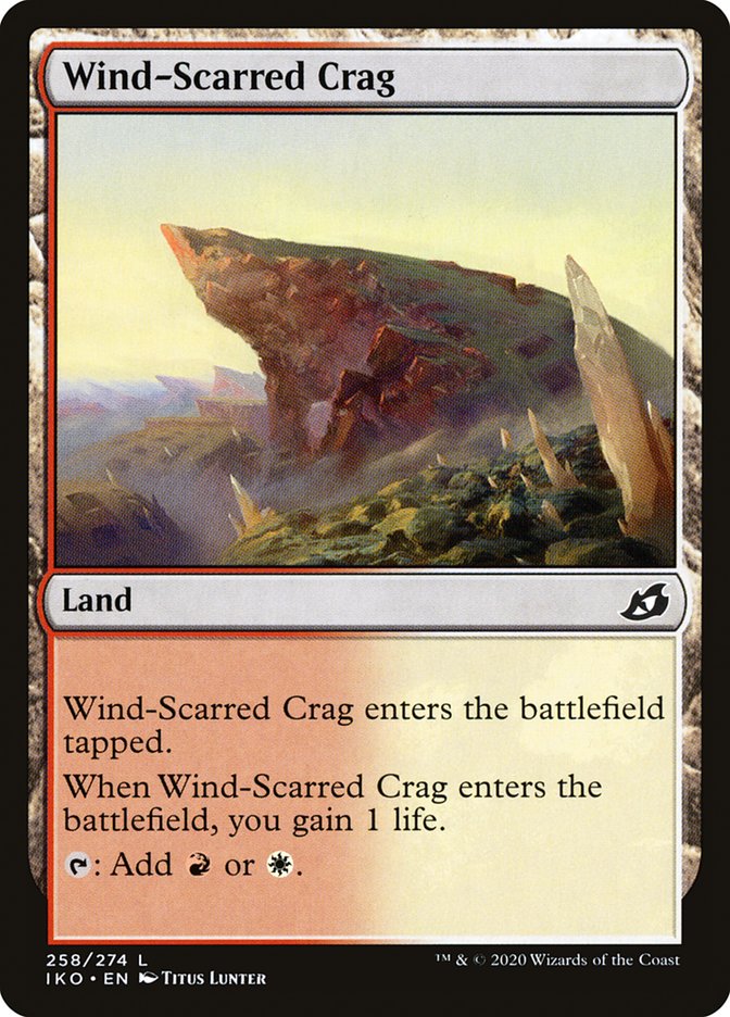 Wind-Scarred Crag [Ikoria: Lair of Behemoths] | Red Riot Games CA