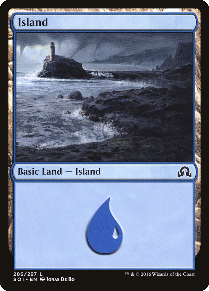 Island (286) [Shadows over Innistrad] | Red Riot Games CA