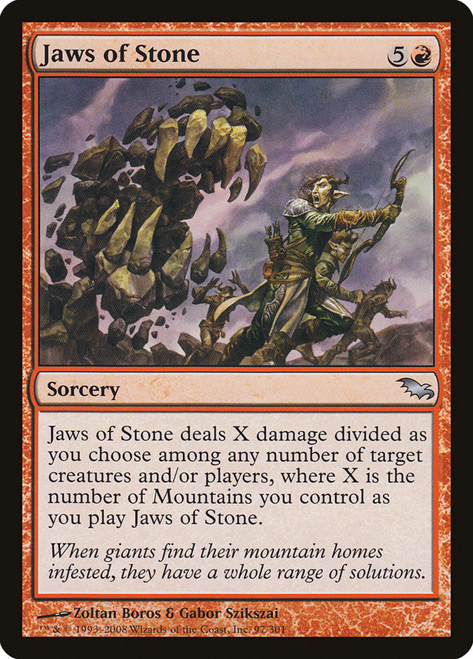 Jaws of Stone [Shadowmoor] | Red Riot Games CA