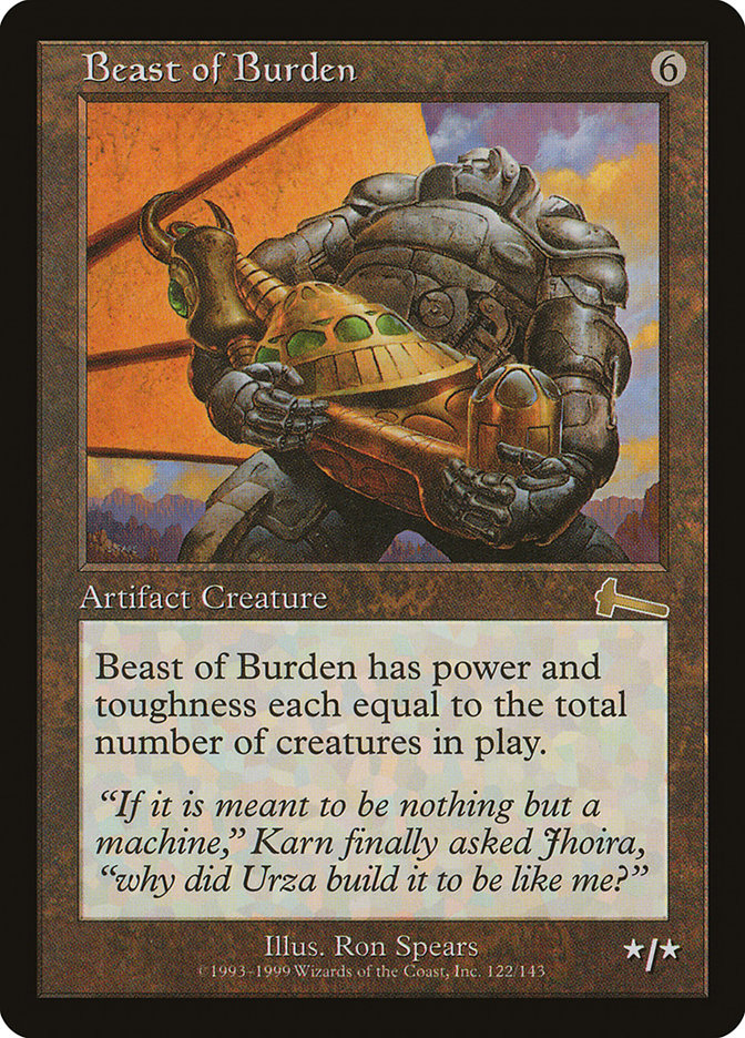 Beast of Burden [Urza's Legacy] | Red Riot Games CA