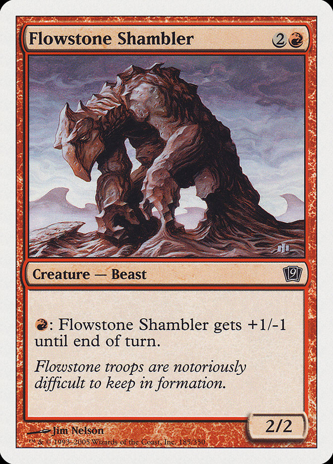 Flowstone Shambler [Ninth Edition] | Red Riot Games CA