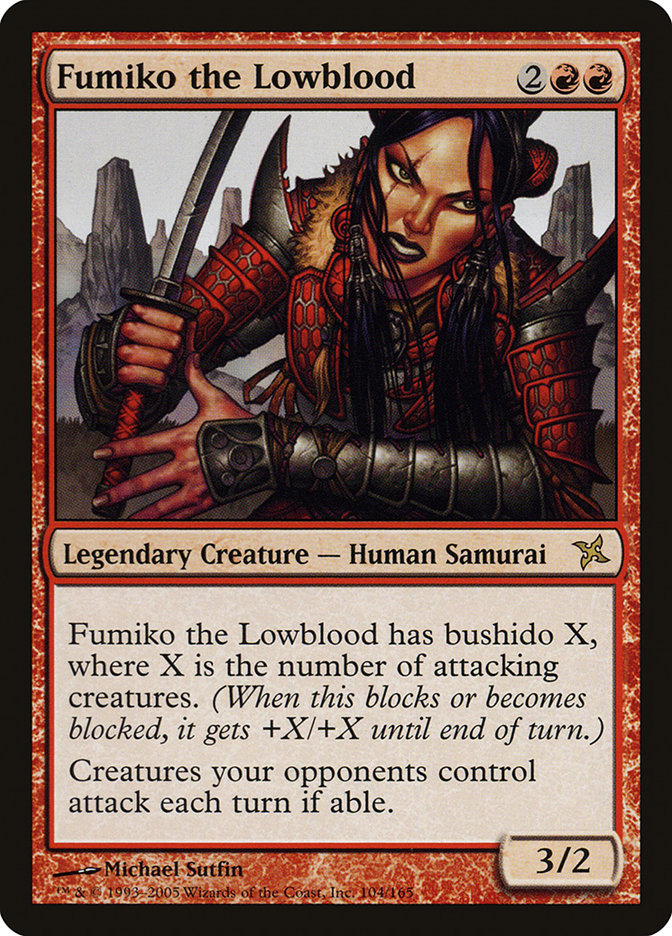 Fumiko the Lowblood [Betrayers of Kamigawa] | Red Riot Games CA