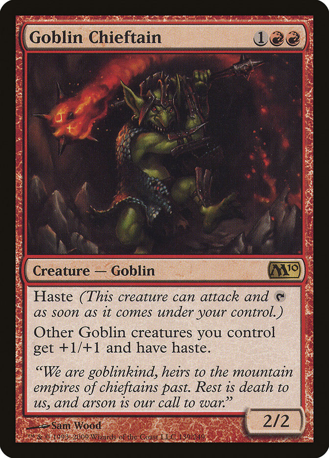Goblin Chieftain [Magic 2010] | Red Riot Games CA