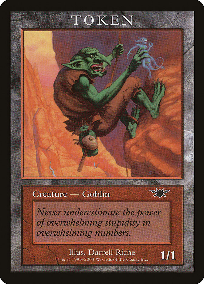Goblin Token [Magic Player Rewards 2003] | Red Riot Games CA