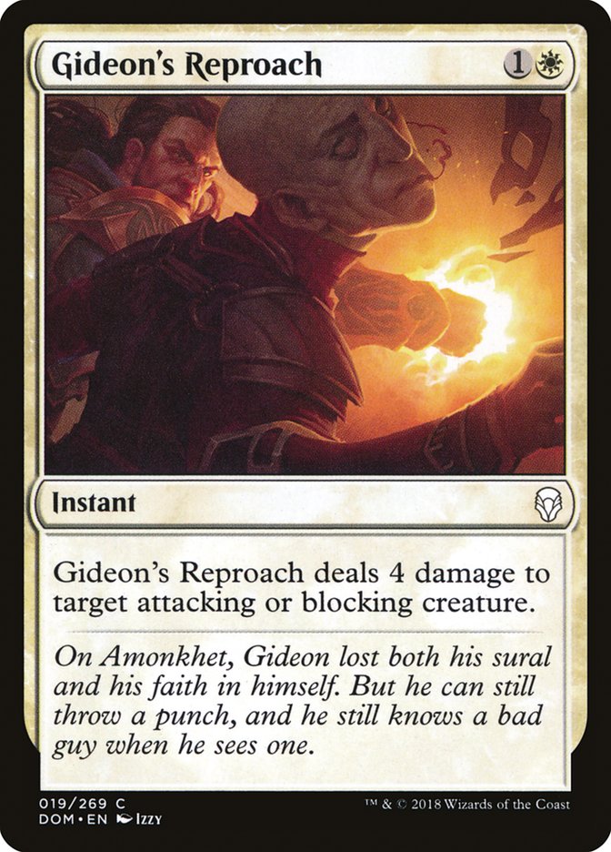 Gideon's Reproach [Dominaria] | Red Riot Games CA