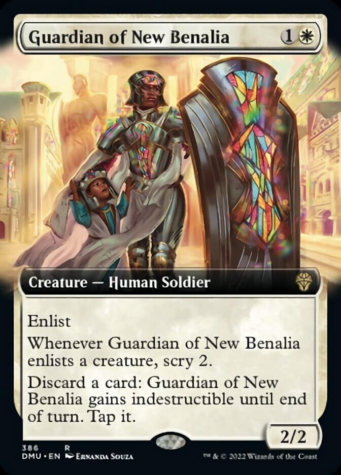 Guardian of New Benalia (Extended Art) [Dominaria United] | Red Riot Games CA