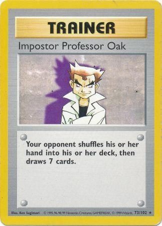 Impostor Professor Oak (73/102) [Base Set Shadowless Unlimited] | Red Riot Games CA